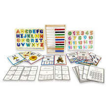 Load image into Gallery viewer, Educat Wooden Puzzle, Alphabet and Numbers
