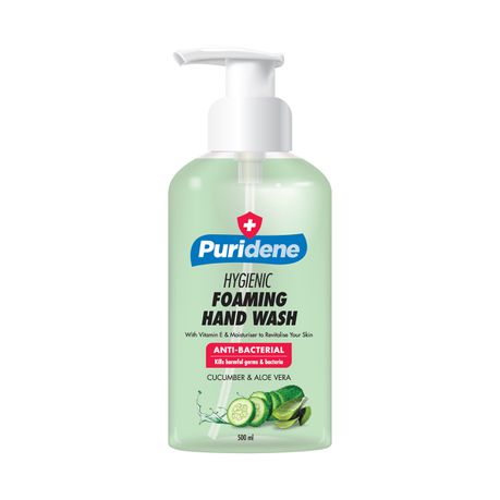 Puridene Hygienic Foaming Hand Wash - Cucumber and Aloe Vera Buy Online in Zimbabwe thedailysale.shop