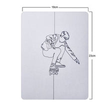 Load image into Gallery viewer, Hey Casey! Skater Line Art Mouse Pad
