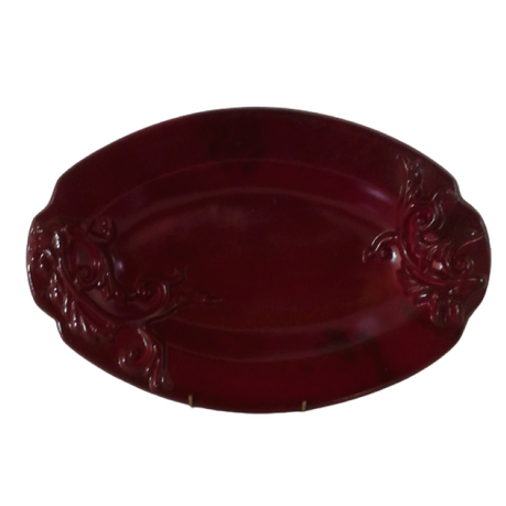 Server Ceramic 43x29X6cm  LF Lace Red Buy Online in Zimbabwe thedailysale.shop