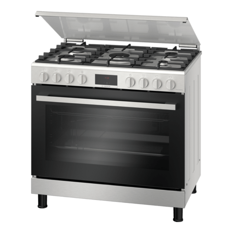 Bosch, Gas range cooker, Stainless Steel Buy Online in Zimbabwe thedailysale.shop