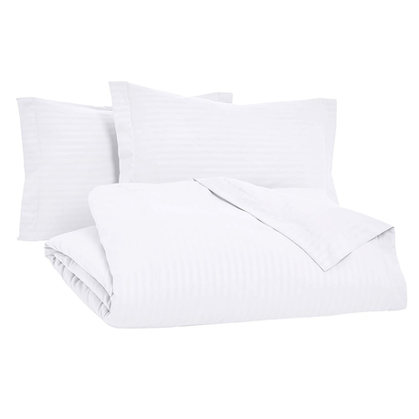 Jack Brown Hotel Collection Cotton Striped 3-Piece Duvet Cover Set - Double Buy Online in Zimbabwe thedailysale.shop