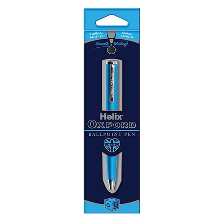 Helix Oxford Ball Pen – Light Blue Buy Online in Zimbabwe thedailysale.shop