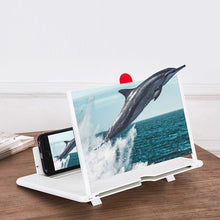 Load image into Gallery viewer, 3D Mobile Phone Video Phone Amplifier Enlarged Screen -White
