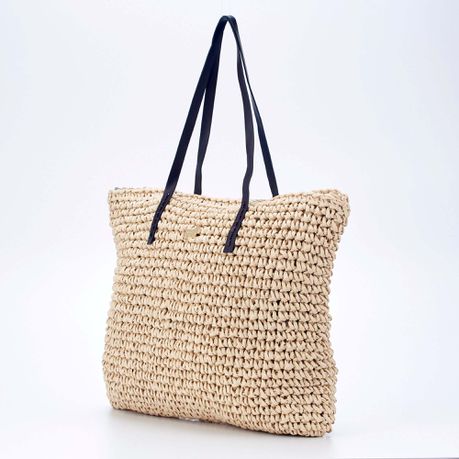 Brad Scott The Monte Carlo Woven Bag - Cream