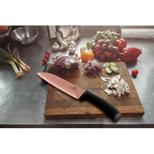 Load image into Gallery viewer, Berlinger Haus 7-Piece Titanum Coating Knife Set with Stand - Rose Gold
