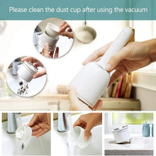 Load image into Gallery viewer, Mini Rechargeable Cordless Table Dust Sweeper
