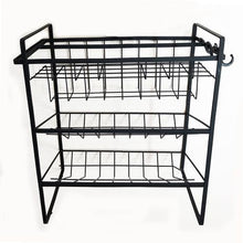 Load image into Gallery viewer, 3-Tier Stanless Steel Kitchen Spice Bottles Jars Storage Organizer Rack
