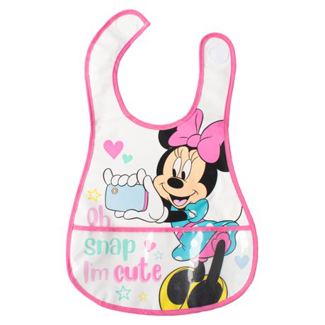 Minnie Mouse Catcher Bib Buy Online in Zimbabwe thedailysale.shop