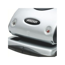 Load image into Gallery viewer, Rexel: P225 2 Hole Punch - Silver/Black
