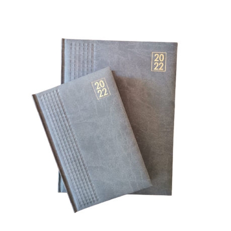 A4 & A5 Executive Diaries with Padding and Embossed Square Cover-Grey Buy Online in Zimbabwe thedailysale.shop