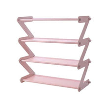 Load image into Gallery viewer, Z Shaped 4 Tier Shoe Rack
