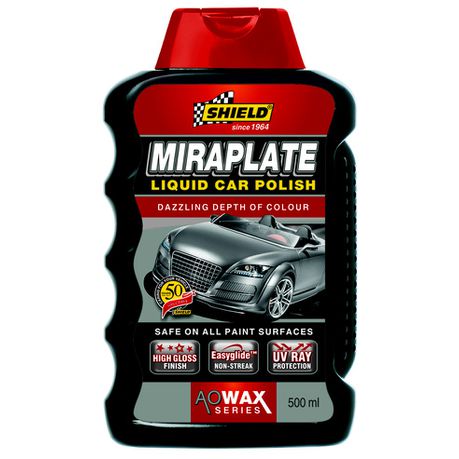 Shield - Miraplate A.O Liquid Car Polish 500Ml Buy Online in Zimbabwe thedailysale.shop