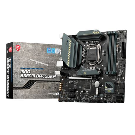 MSI MAG B560 Bazooka Intel 1200 Micro-ATX Motherboard - Black Buy Online in Zimbabwe thedailysale.shop