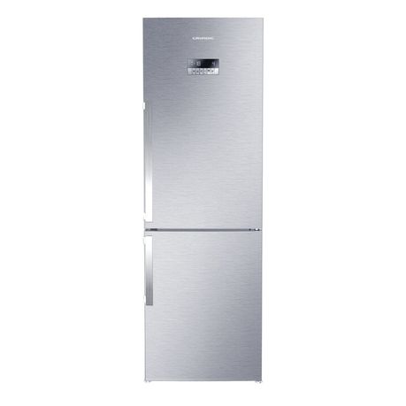 Grundig Eco E 60cm Combi Fridge Freezer - Stainless Steel 360L Buy Online in Zimbabwe thedailysale.shop