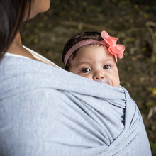 Load image into Gallery viewer, Noonoo Pie Tie Baby Wrap Carrier - Grey Melange
