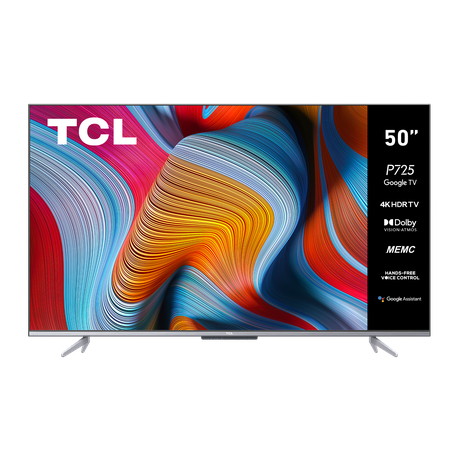 TCL 50 4K Android Google TV 50P725 Buy Online in Zimbabwe thedailysale.shop