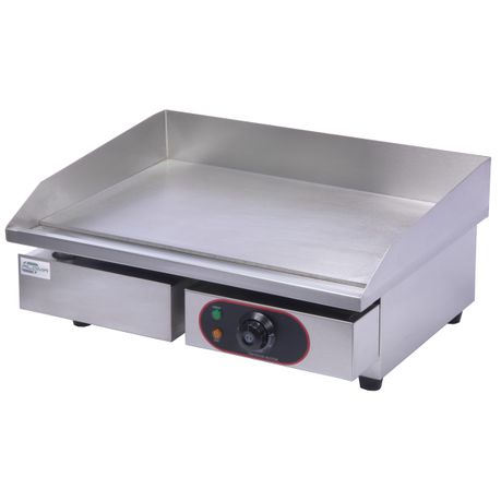 Aloma - Electric Flat Top Griddle - 550mm - Silver Buy Online in Zimbabwe thedailysale.shop