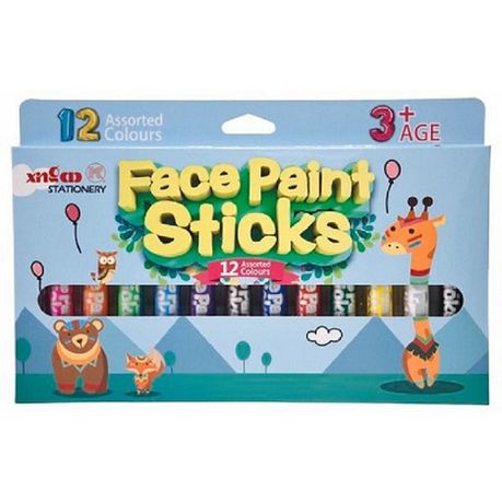 KB Face Paint Sticks 12 Assorted Colours Buy Online in Zimbabwe thedailysale.shop