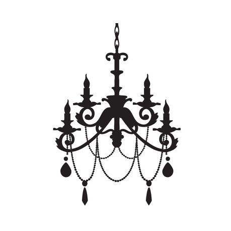 Fantastick - Chandelier - Wall Sticker