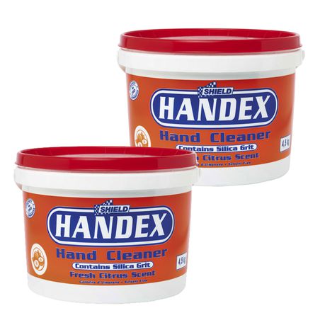 Shield - Handex Hand Cleaner With Grit - 4.5kg - Pack of 2 Buy Online in Zimbabwe thedailysale.shop