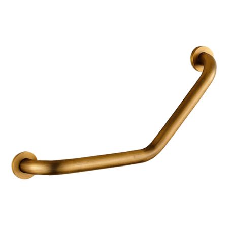 Trendy Taps Curved Gold Brushed Brass Bathroom & Steps Safety Grab Bar Rail Buy Online in Zimbabwe thedailysale.shop