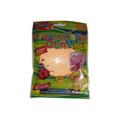 Crazy Crafty Clay 50g - Flesh (Col. 9) Buy Online in Zimbabwe thedailysale.shop