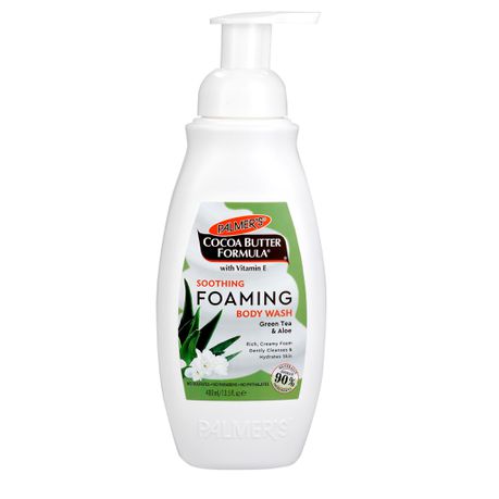 Palmer's Soothing Foaming Body Wash Green Tea & Aloe 400ml Buy Online in Zimbabwe thedailysale.shop