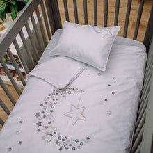 Load image into Gallery viewer, Babes &amp; Kids - Starry Night Egyptian Cotton Baby Duvet Cover Set - Stone - Egyptian Cotton
