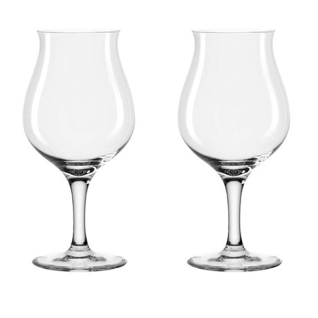 Leonardo Beer Glass Tulip Shape Taverna Teqton Glass 330ml - Set of 2