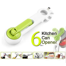 Load image into Gallery viewer, 6 in 1 Can Opener/Can Opener/Multi Purpose Can Opener
