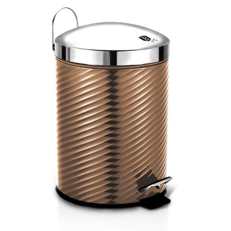 Berlinger Haus 5 Litre Stainless Steel Premium Pedal Bin - Rose Gold Buy Online in Zimbabwe thedailysale.shop