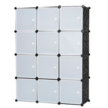 Load image into Gallery viewer, Gretmol 12 Cube Stackable Storage - Black
