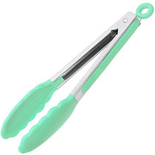 Load image into Gallery viewer, Hubbe Silicone and Stainless Steel Kitchen Tongs
