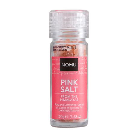 NOMU Pink Salt Grinder 125g