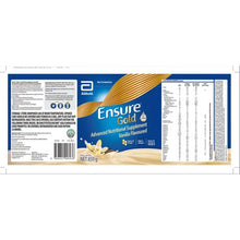 Load image into Gallery viewer, Ensure Gold Vanilla Nutritional Supplement 850g
