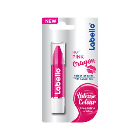 LABELLO Crayon Lipstick - Hot Pink (Lip Care / Lip Balm) - 3g Buy Online in Zimbabwe thedailysale.shop