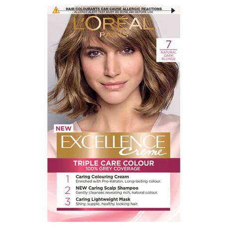 LOreal Excellence Creme 7 Natural Dark Blonde Buy Online in Zimbabwe thedailysale.shop