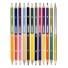 Load image into Gallery viewer, Kores Kolores Duo 12 Colour Pencils
