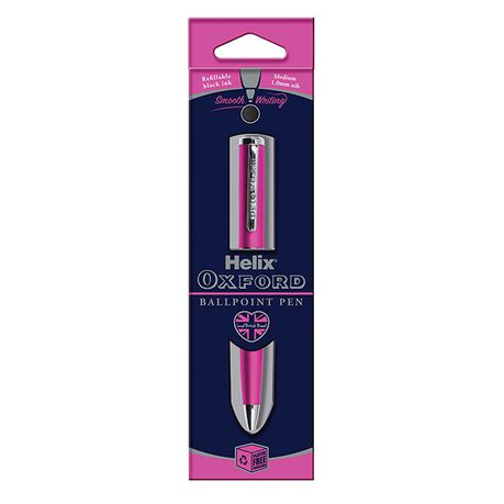 Helix Oxford Ball Pen – Pink