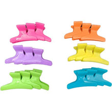 Load image into Gallery viewer, Multi-Colour Hair Styling Claw Clips - Tub of 36
