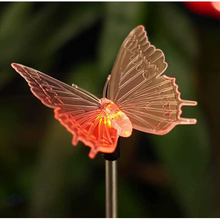 Load image into Gallery viewer, 4 Pack - Butterfly Solar Garden Fairy Light
