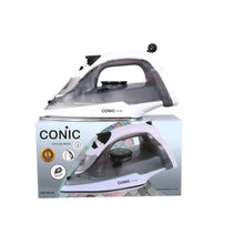 Load image into Gallery viewer, Conic - 2200W Stainless Steel Steam Iron - White &amp; Black
