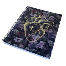 Load image into Gallery viewer, SOKHO Christian Inspired Gifting Heart of Gold Girls A4 Notebook &amp; Pencils
