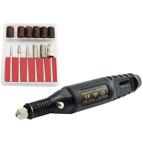 Rotary Variable Speed Detail Carver Pen Shape Nail Art Drill Black Buy Online in Zimbabwe thedailysale.shop