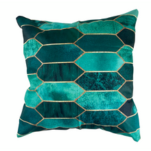 Load image into Gallery viewer, Green Lux scatter cushion ( inner included)
