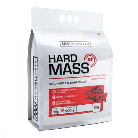 My Wellness - Hard Mass Protein Powder - 2kg - Vanilla Buy Online in Zimbabwe thedailysale.shop