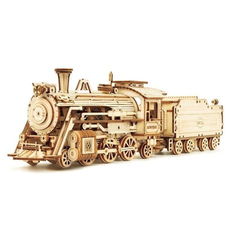 Robotime Wooden Prime Steam Express Buy Online in Zimbabwe thedailysale.shop