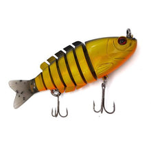 Load image into Gallery viewer, Bass Hunter Fishing Swimbait Lure - GB/ Orange
