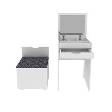 Load image into Gallery viewer, Linx Bedroom Dressing Table with Chair - White
